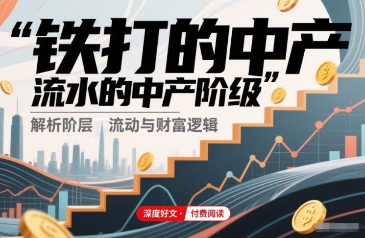 付费文章：铁打的中产，流水的中产阶级-白蛇网赚-余宽网创