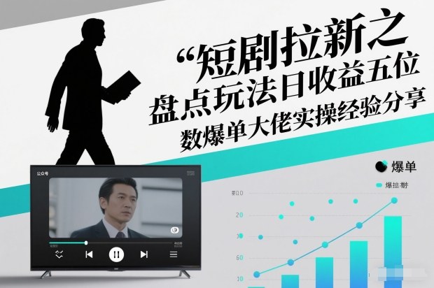 短剧拉新之盘点玩法日收益五位数爆单大佬实操经验分享-白蛇网赚-余宽网创