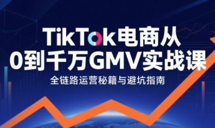 三千老师·TikTok电商从0到千万GMV实战课(更新)-白蛇网赚-余宽网创
