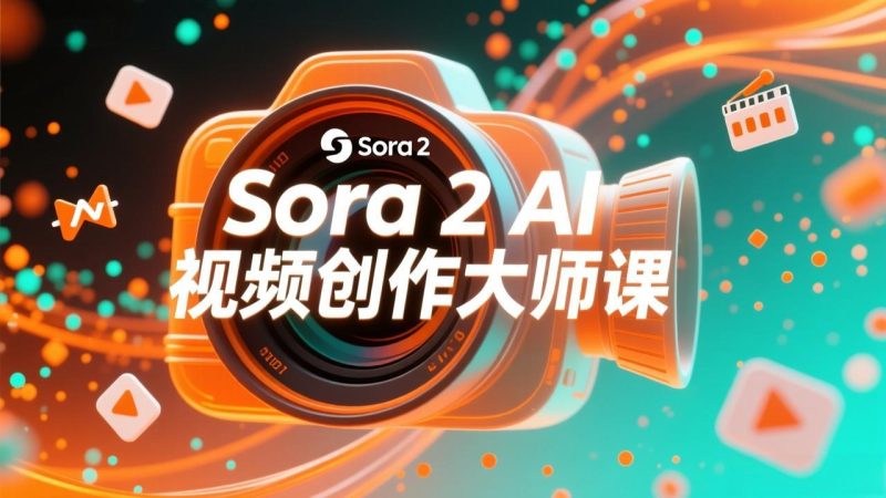 如何利用Sora 2创建流行AI人工智能视频大师班教程：掌握创作全流程，产出百万播放内容-白蛇网赚-余宽网创