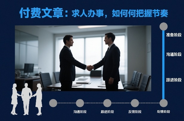 付费文章：求人办事，如何把握节奏-白蛇网赚-余宽网创