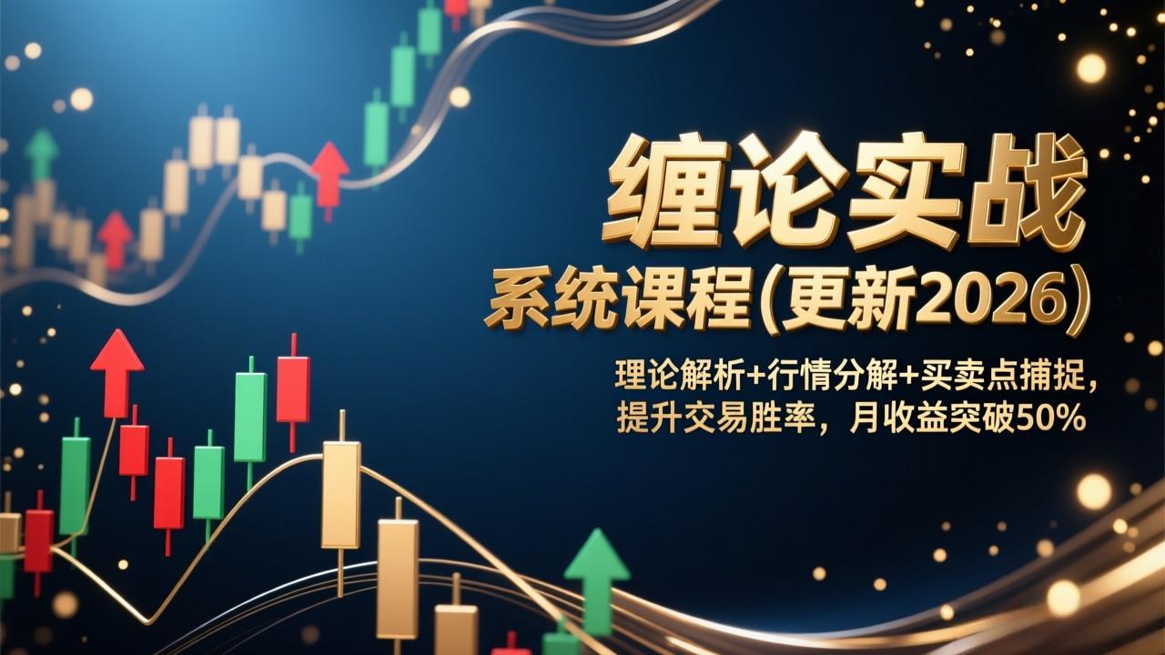 缠论实战系统课程(更新2026-白蛇网赚-余宽网创