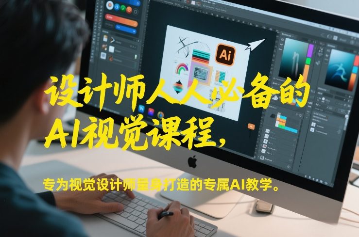 设计师人人必备的AI视觉课程,专为视觉设计师量身打造的专属AI教学-白蛇网赚-余宽网创