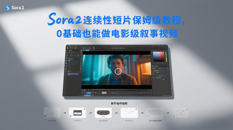 Sora2连续性短片保姆级教程，0基础也能做电影级叙事视频-白蛇网赚-余宽网创