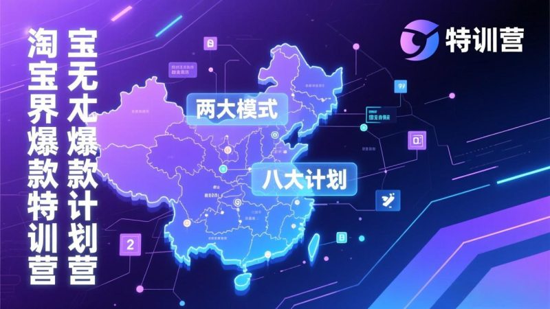 淘宝无界爆款训练营：2026年1月杭州线下高端集训课，3天构建两大模式八大计划体系-白蛇网赚-余宽网创