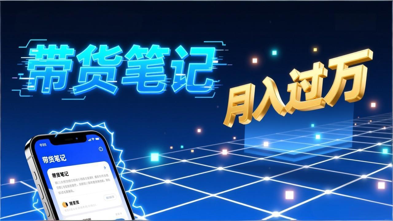 小红书爆款笔记带货实战：拆解封面标题正文全要素，手把手教你单篇笔记带货月入过万-白蛇网赚-余宽网创