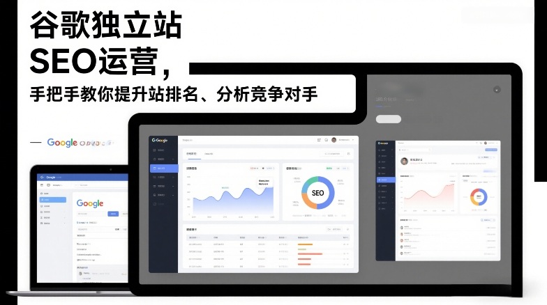 谷歌独立站SEO运营，手把手教你提升网站排名、分析竞争对手(更新2026)-白蛇网赚-余宽网创