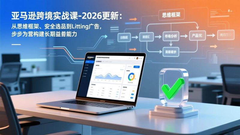亚马逊跨境实战课-2026更新：从思维框架、安全选品到Listing广告，步步为营构建长期盈利能力-白蛇网赚-余宽网创