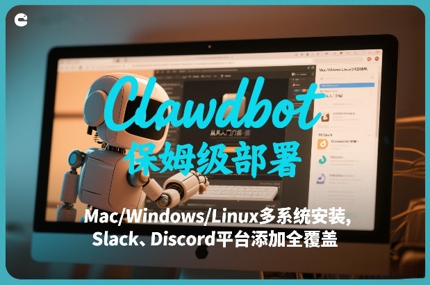 Clawdbot保姆级部署,从入门介绍、Mac/Windows/Linux多系统安装,到Slack、Discord平台添加全覆盖-白蛇网赚-余宽网创