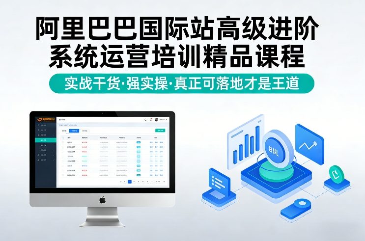 阿里巴巴国际站高级进阶系统运营培训精品课程,实战干货,强实操,真正可落地才是王道-白蛇网赚-余宽网创