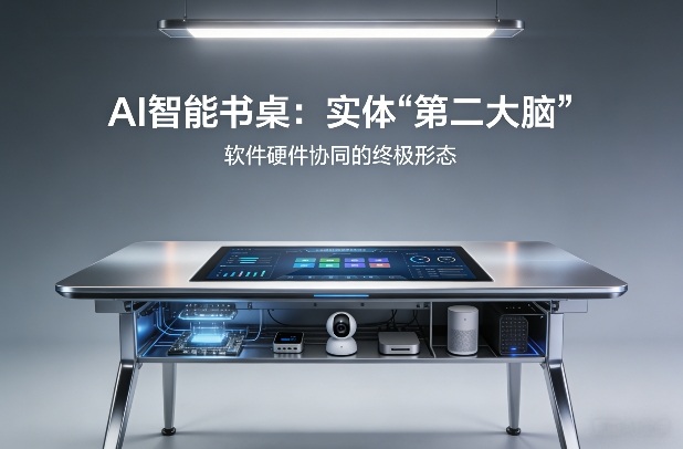 AI智能书桌搭建，构建你的实体“第二大脑”，软件硬件协同的终极形态-白蛇网赚-余宽网创