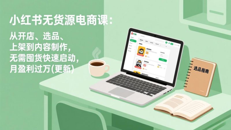 小红书无货源电商课(更新-白蛇网赚-余宽网创
