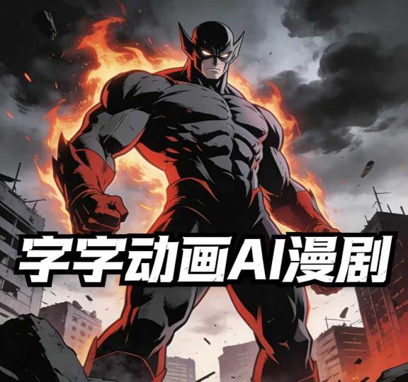 字字动画AI漫剧2026年第1期系统课程，小白看完就能学会实操的漫剧课，单人月收1-3W-白蛇网赚-余宽网创