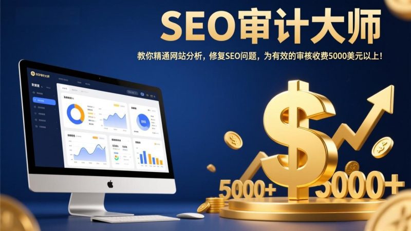SEO审计大师：教你精通网站分析，修复SEO问题，为有效的审核收费5000美元以上！-白蛇网赚-余宽网创