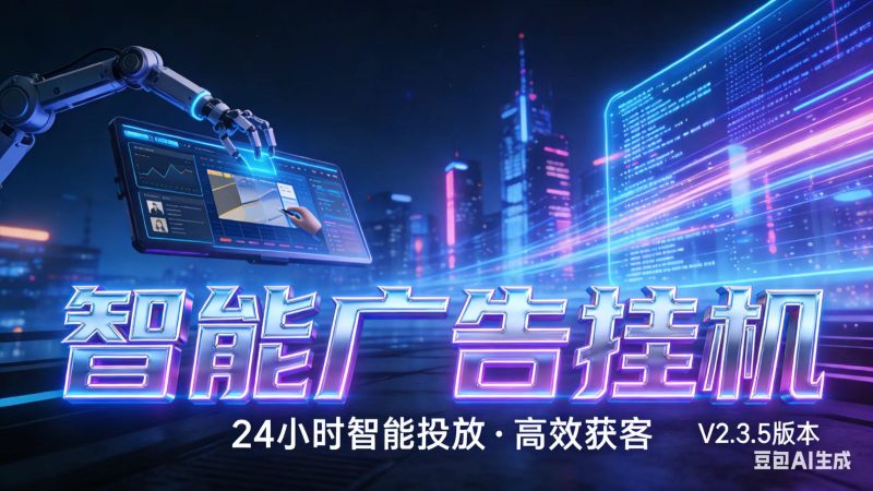 AI 广告云挂机 · 全域流量变现平台-白蛇网赚-余宽网创