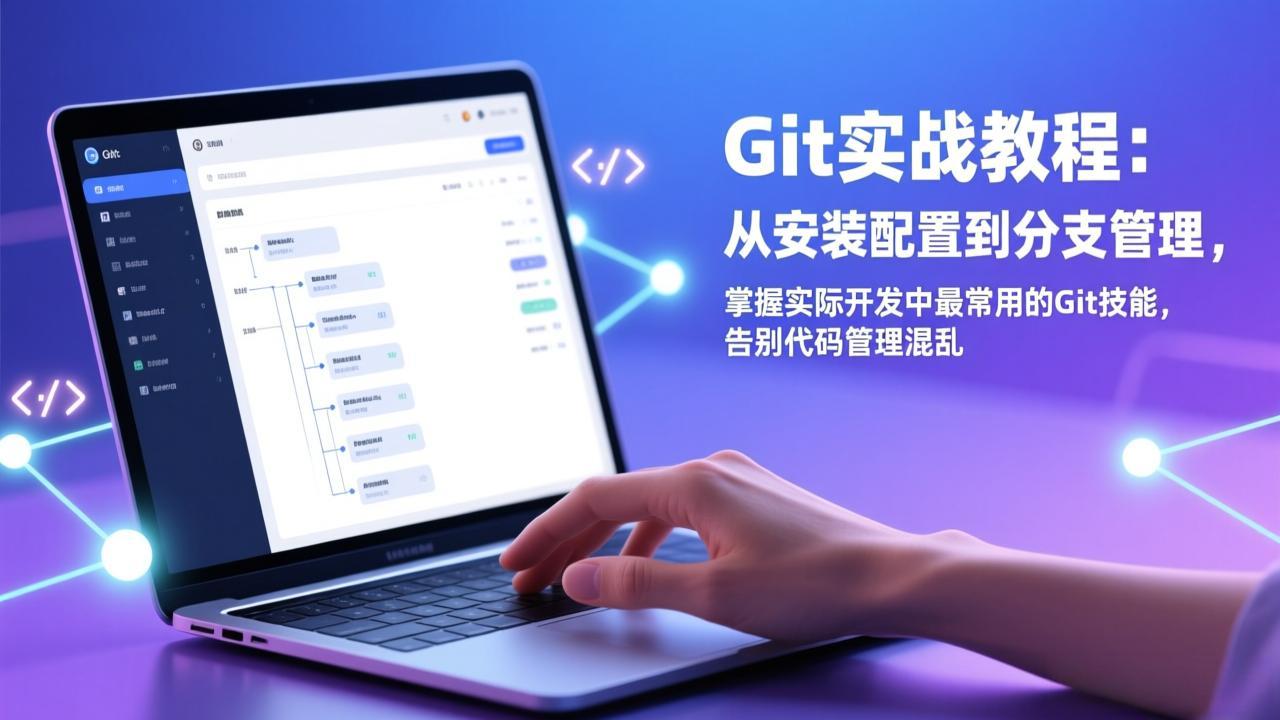 Git实战教程：从安装配置到分支管理，掌握实际开发中最常用的Git技能，告别代码管理混乱-白蛇网赚-余宽网创