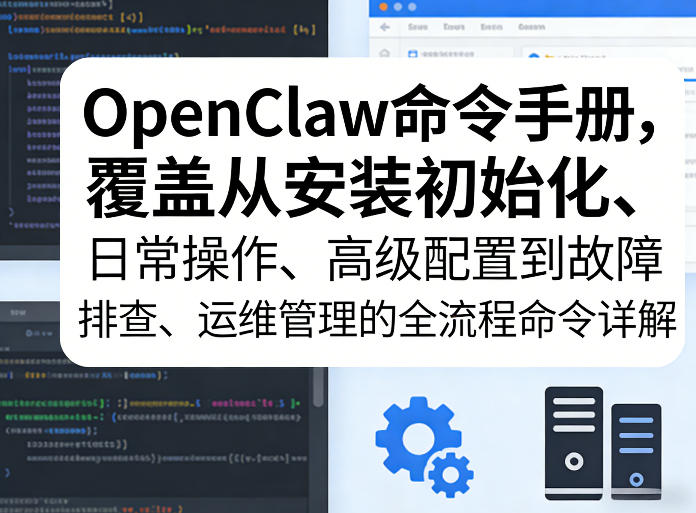 OpenClaw命令手册，覆盖从安装初始化、日常操作、高级配置到故障排查、运维管理的全流程命令详解-佐思资源网下载-专注于互联网平台分享平台