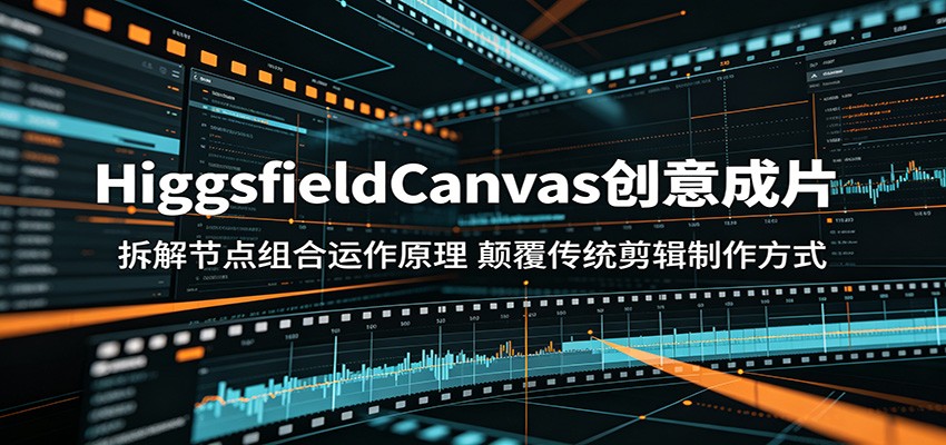 HiggsfieldCanvas创意成片:拆解节点组合运作原理,颠覆传统剪辑制作方式-余宽网创