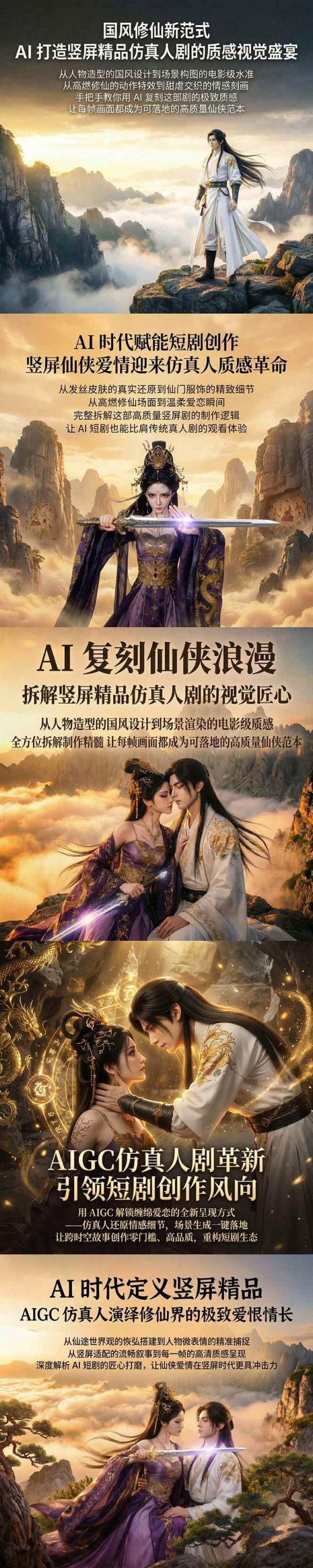 （18199期）AIGC 仿真人短剧创作革新，解锁仙侠爱恋全新呈现，一键出高质场景，零门槛打造爆款剧集-余宽网创