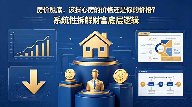 （18602期）付费文章：房价触底，该操心房的价格还是你的价格？系统性拆解财富底层逻辑-余宽网创
