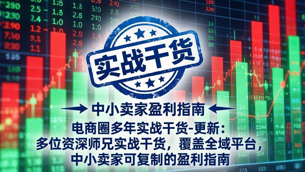 （18398期）电商圈多年实战干货-更新5月10：多位资深师兄实战干货/覆盖全域平台，中小卖家可复制的盈利指南-余宽网创