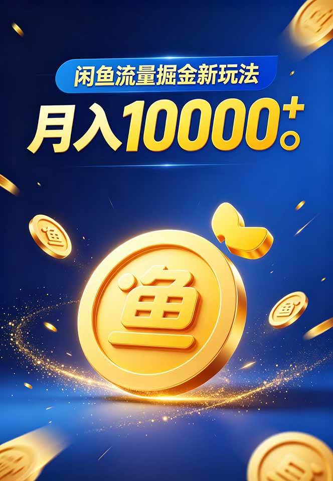 (18471期)闲鱼流量掘金虚拟资料新玩法,月入10000+-余宽网创