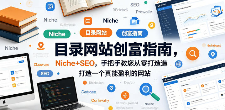 目录网站创富指南,Niche+SEO,手把手教您从零打造打造一个真能盈利的网站【原创双语字幕】-余宽网创