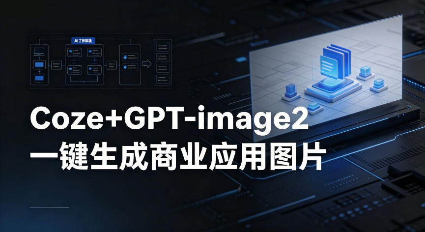 【Coze工作流搭建实操教程】coze+GPT-image2一键生成商业应用图片,全流程保姆级教学-余宽网创