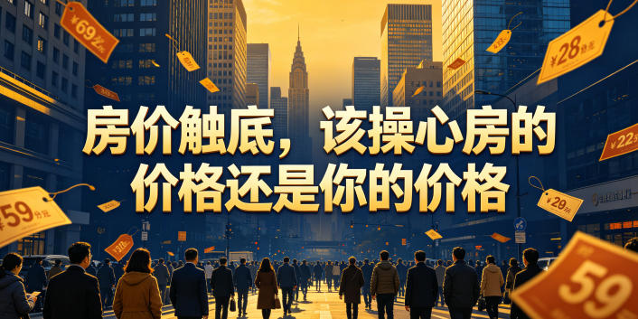 付费文章：房价触底，该操心房的价格还是你的价格-余宽网创