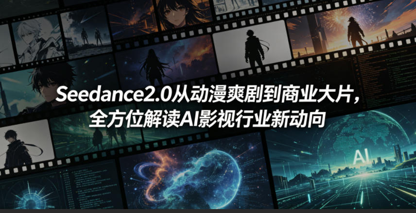 Seedance2.0从动漫爽剧到商业大片,全方位解读AI影视行业新动向-余宽网创